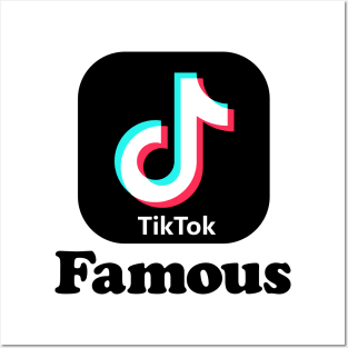 FAMOUS TIK TOK INFLUENCER INSTAGRAM SOCIAL MEDIA SHIRT Posters and Art